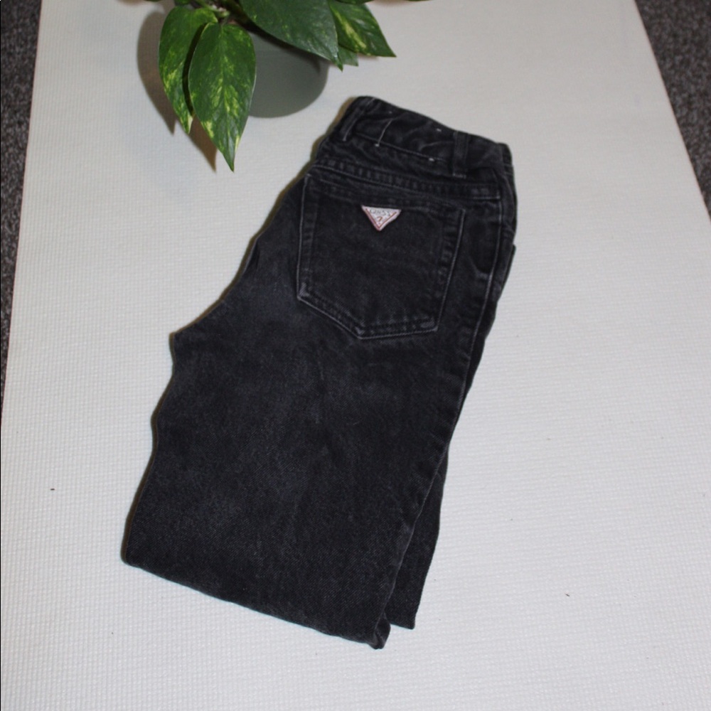 Vintage Levi jeans black with zippers on the side